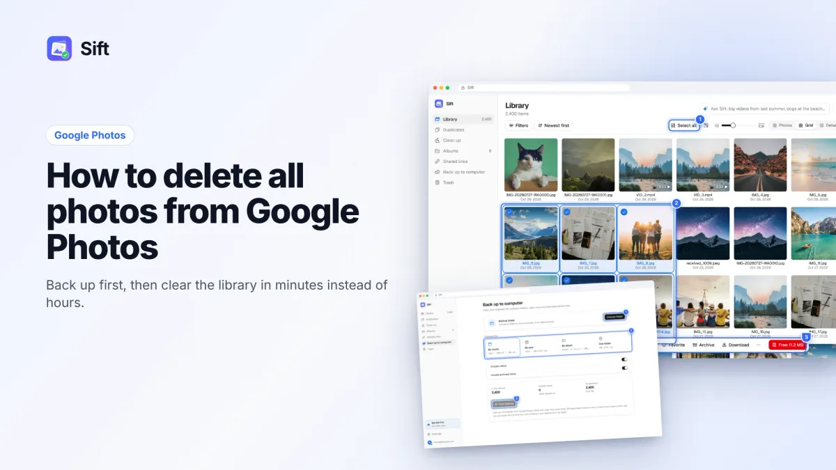 How to Delete All Photos from Google Photos (Safely, in Minutes)