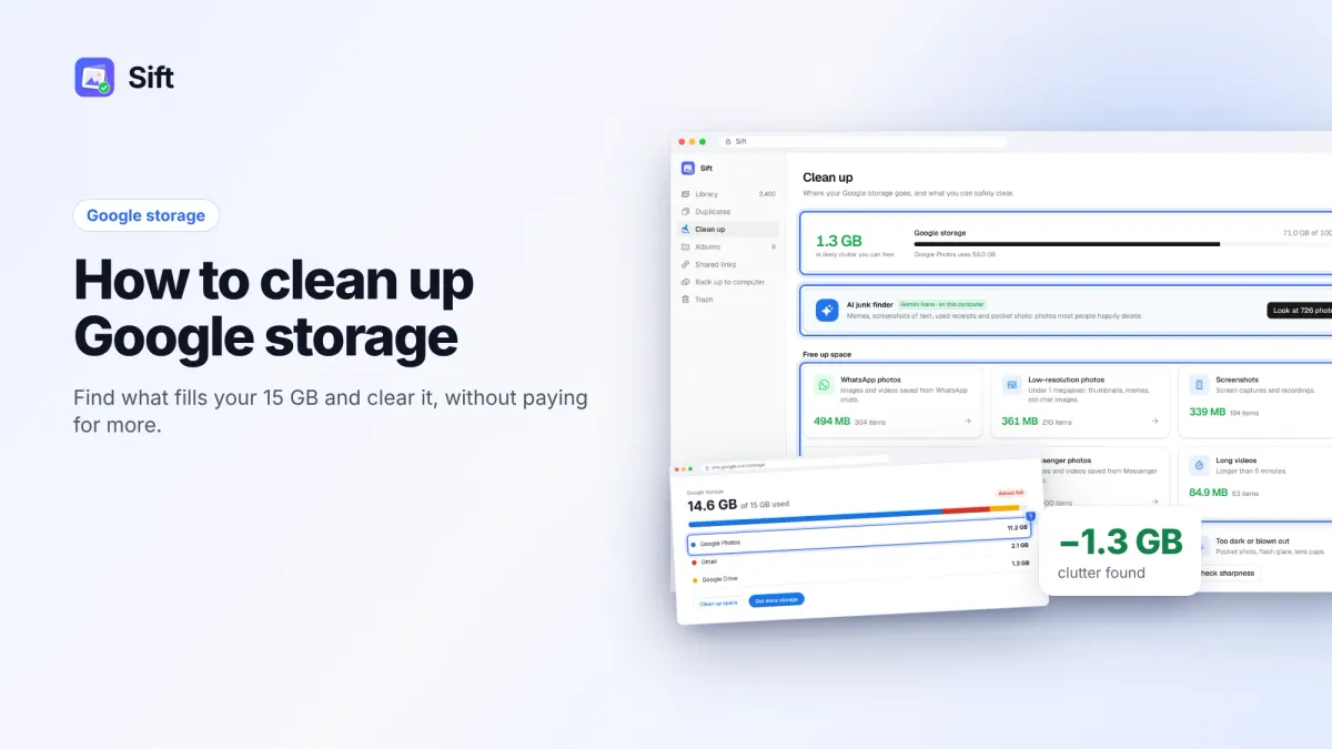 How to Clean Up Google Storage Without Paying for More (2026)