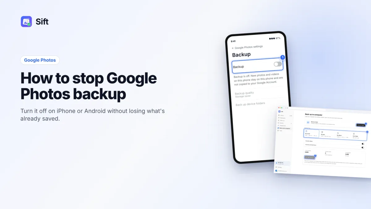 How to Stop Google Photos Backup on iPhone and Android (Without Losing Anything)